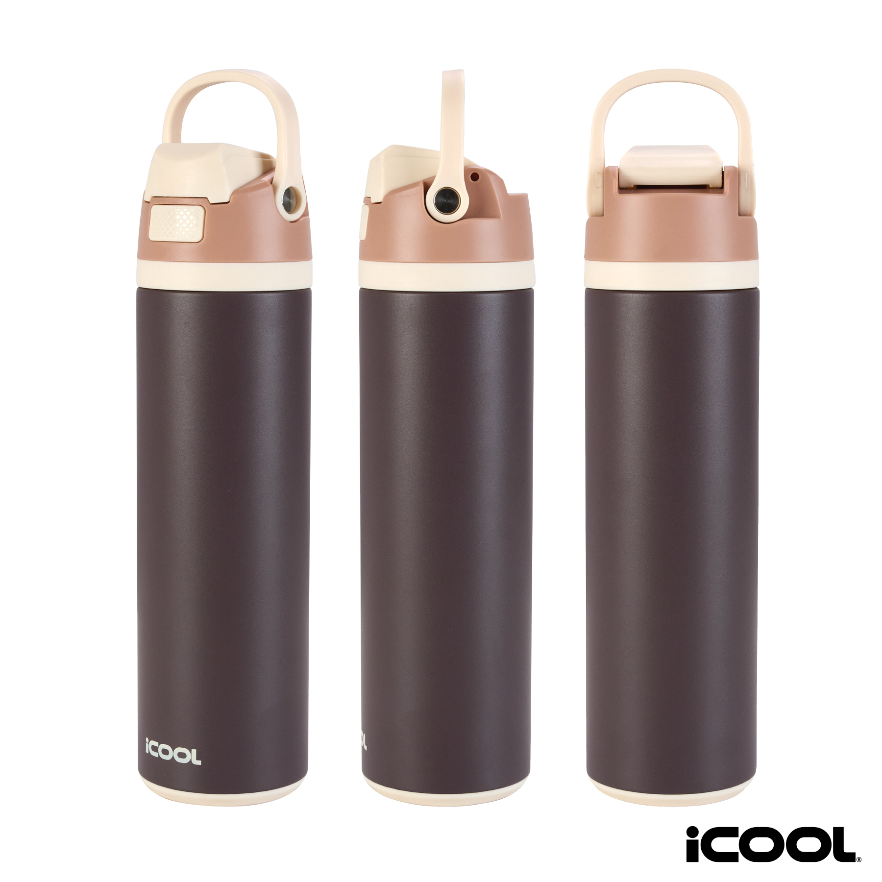 iCOOL® Manitou 24 oz. Double Wall, Recycled Stainless Steel Water Bottle 39