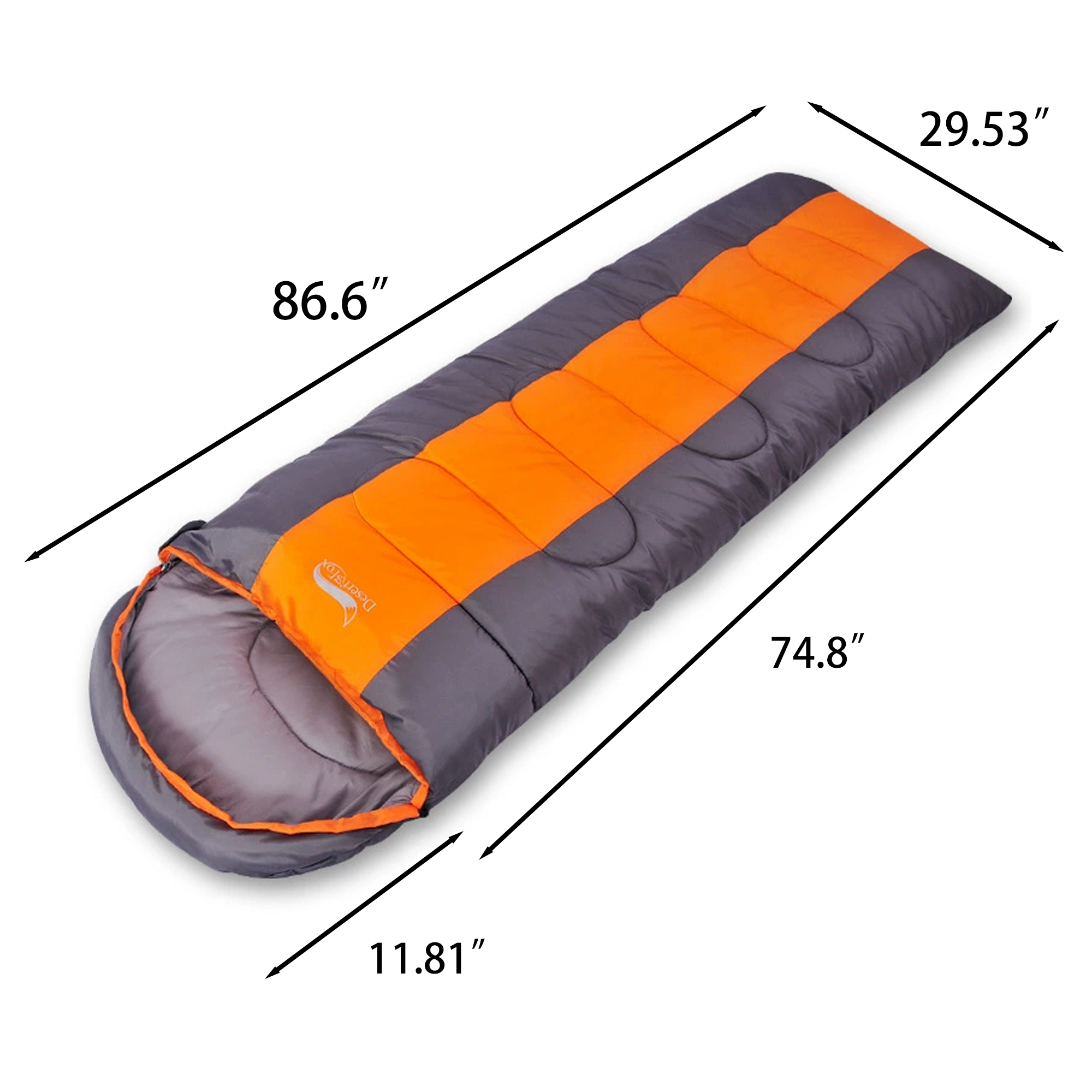 Backpack Sleeping Bag, Suitable for Spring and Autumn 2