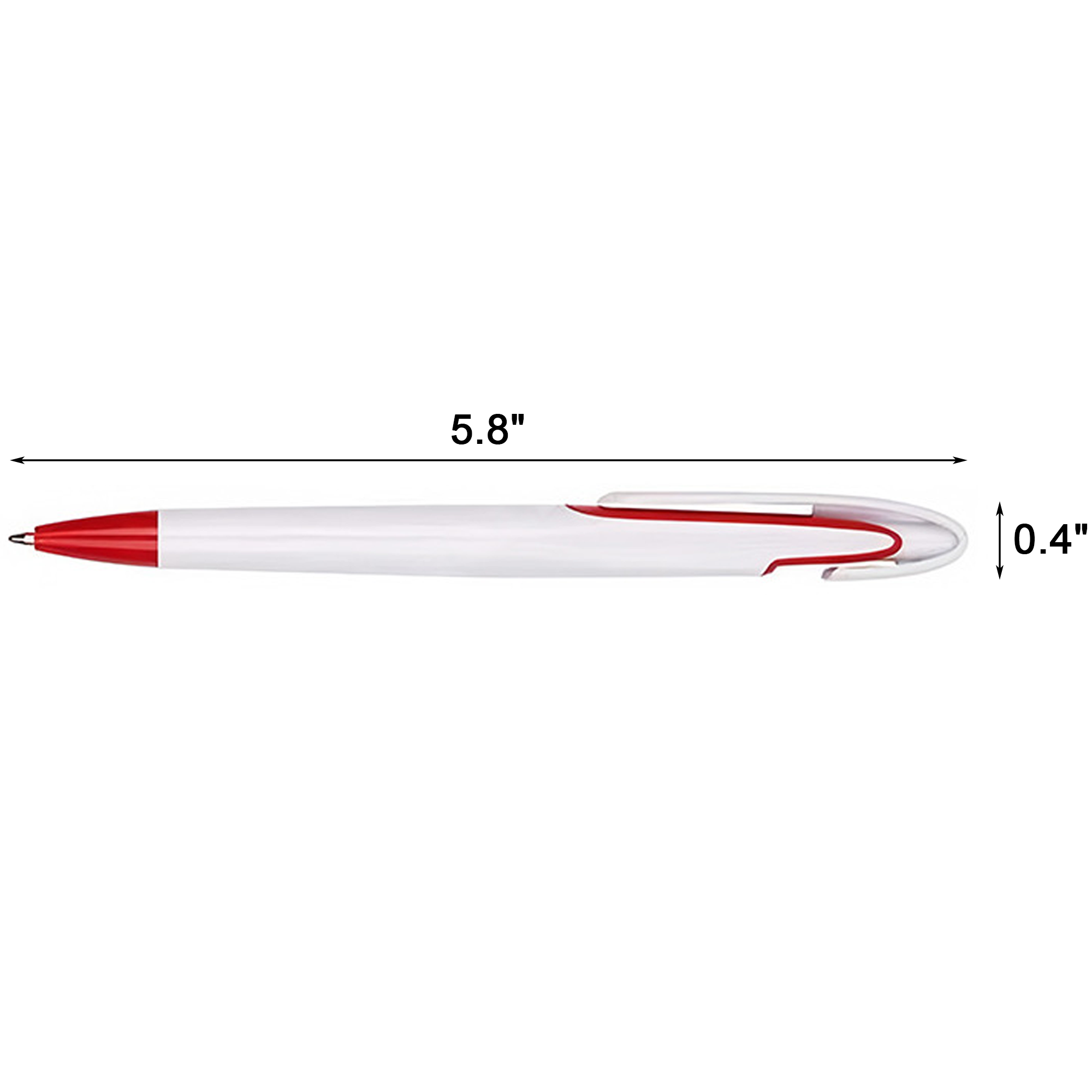 Click-Type Plastic Ballpoint Pen 3