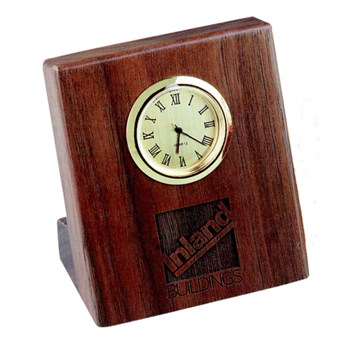 Wood Desk Easel Clock 15