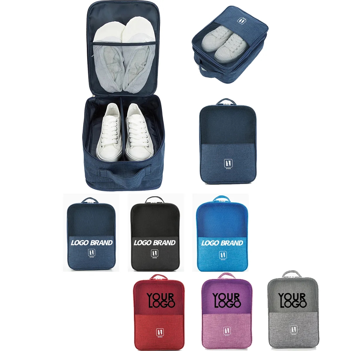 Travel Shoes Bags with Compartments 3