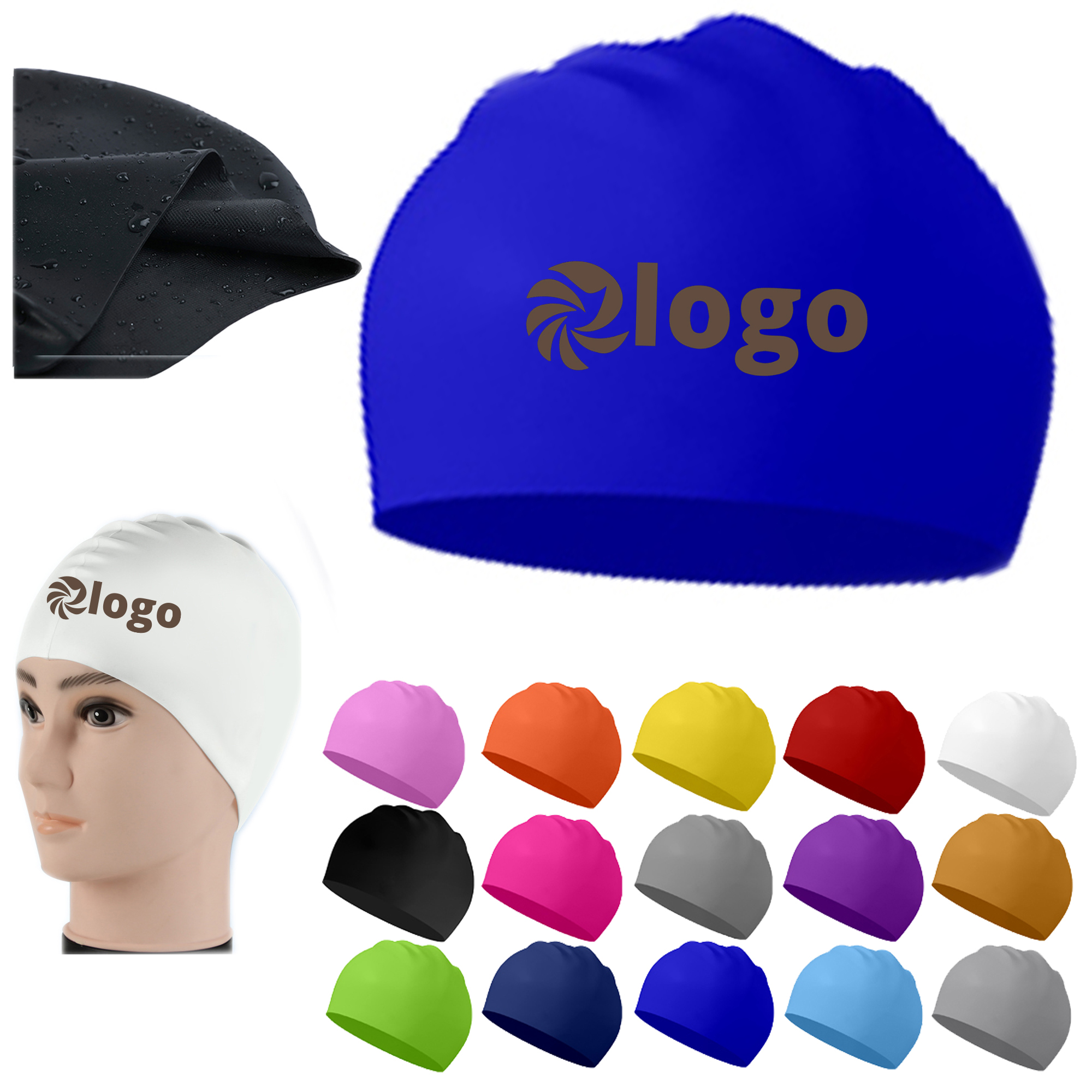 Silicone Swimming Cap 13