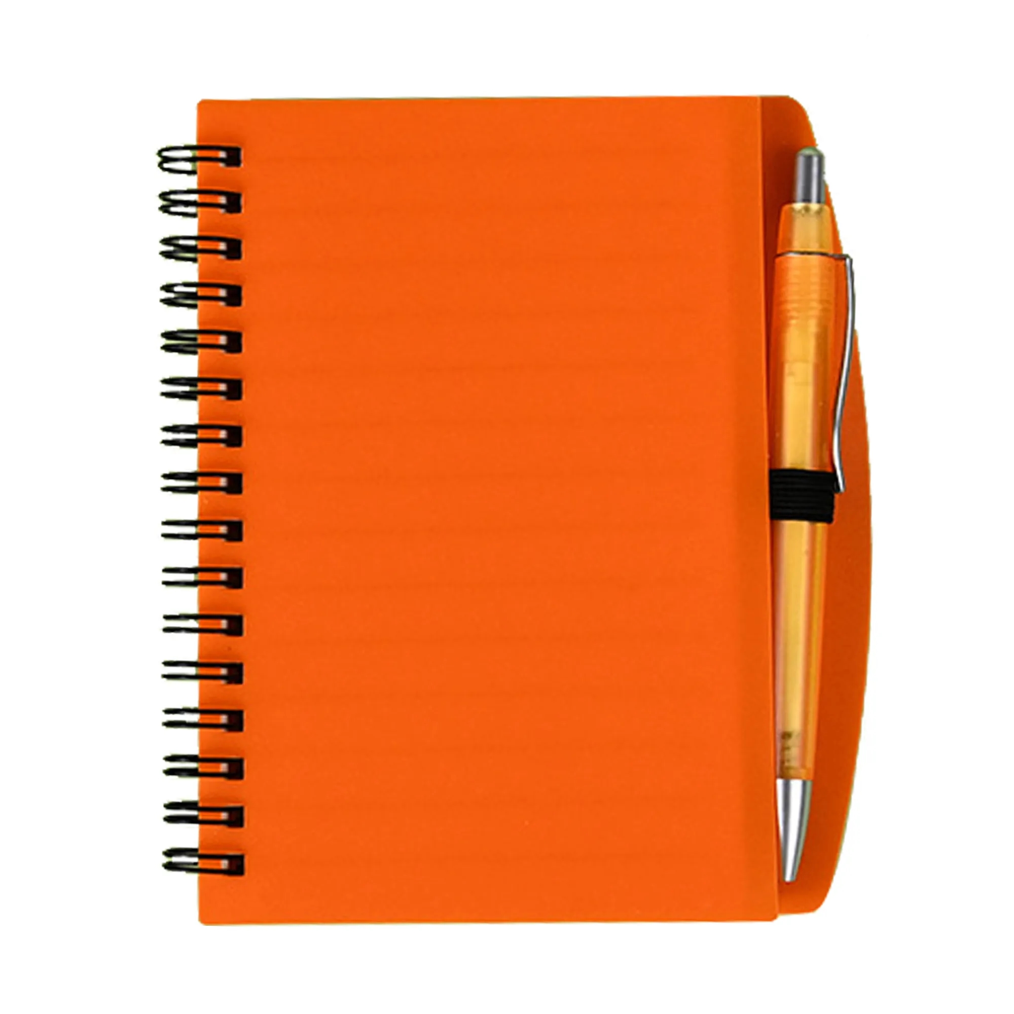 A5 Spiral Notebook with Pen Colorful Soft Cover Lined Loos 5