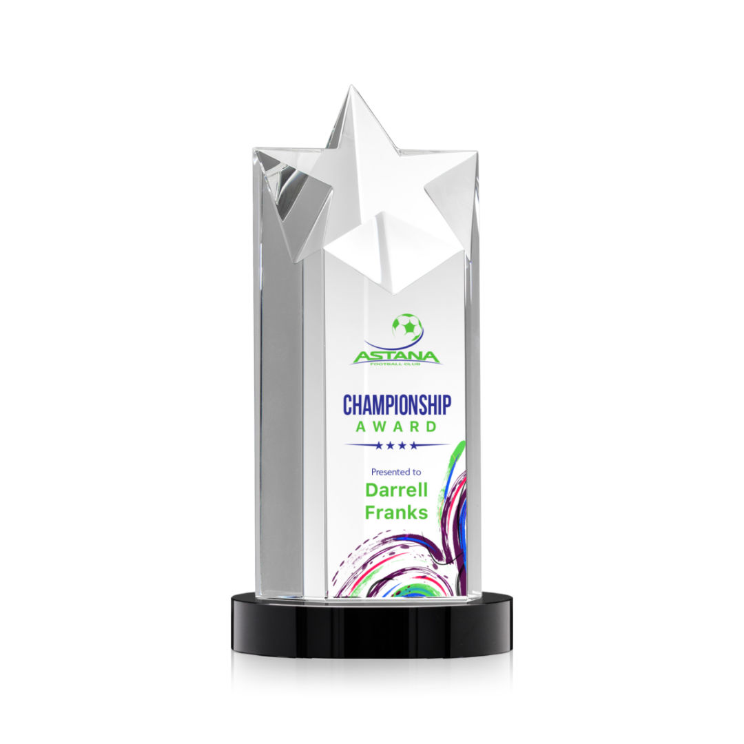 Berkeley VividPrint™ Award on Condor Base - Black 4