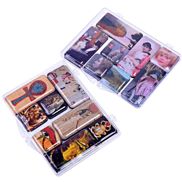 Best Glass Refrigerator Magnets Gift Set 4