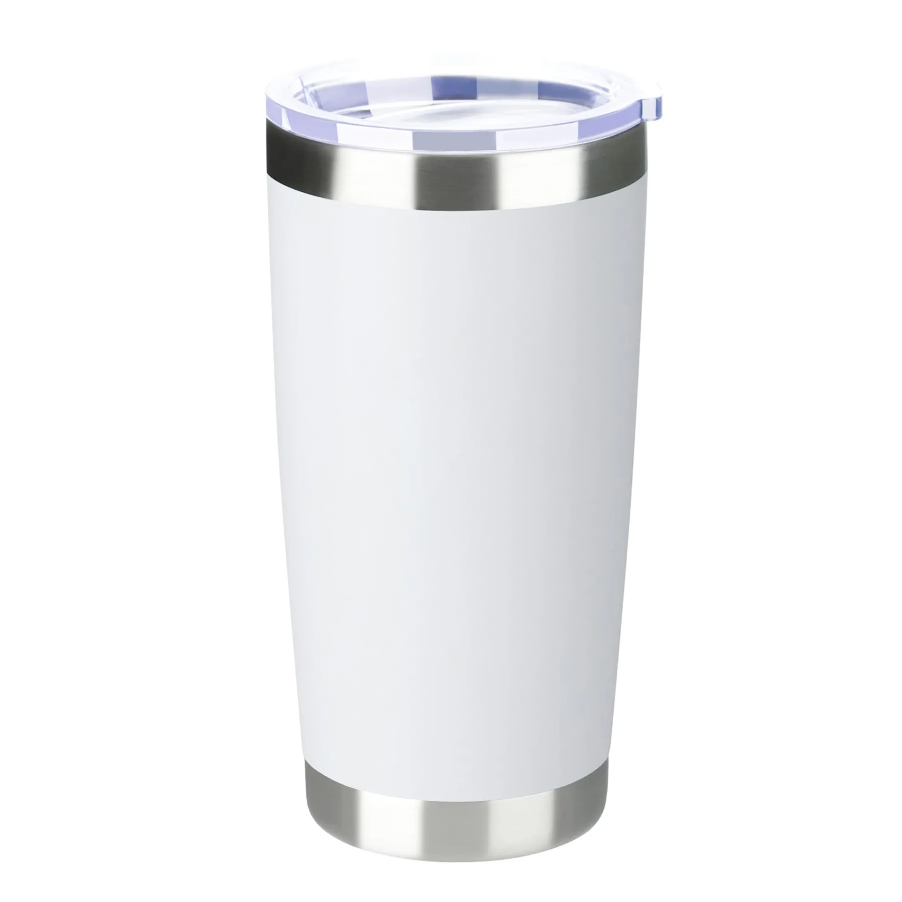 20 Oz. Powder Coated Tumbler w/Clear Slide Lid 3
