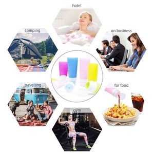 80ml Silicone Tube Travel Bottle With Flip Up Lid 18