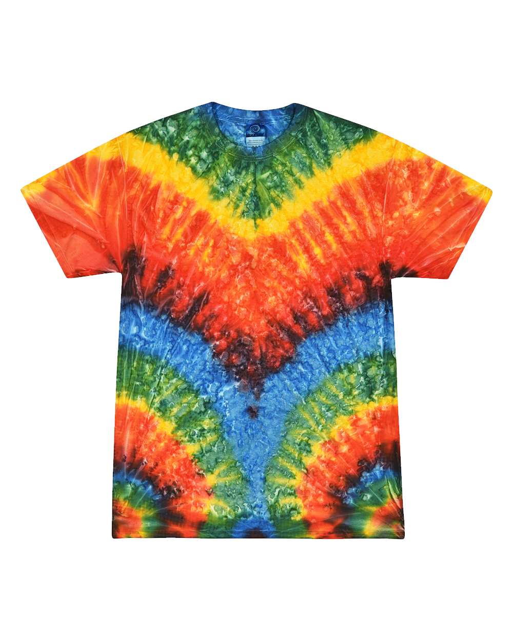 Unisex Multi-Color Tie-Dyed T-Shirt - 1000 328