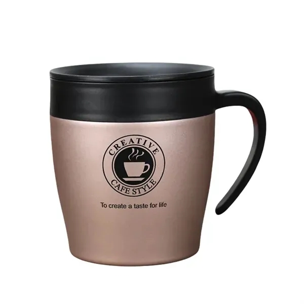 12 oz Insulated Coffee Mug with Handle and Lid Included 3