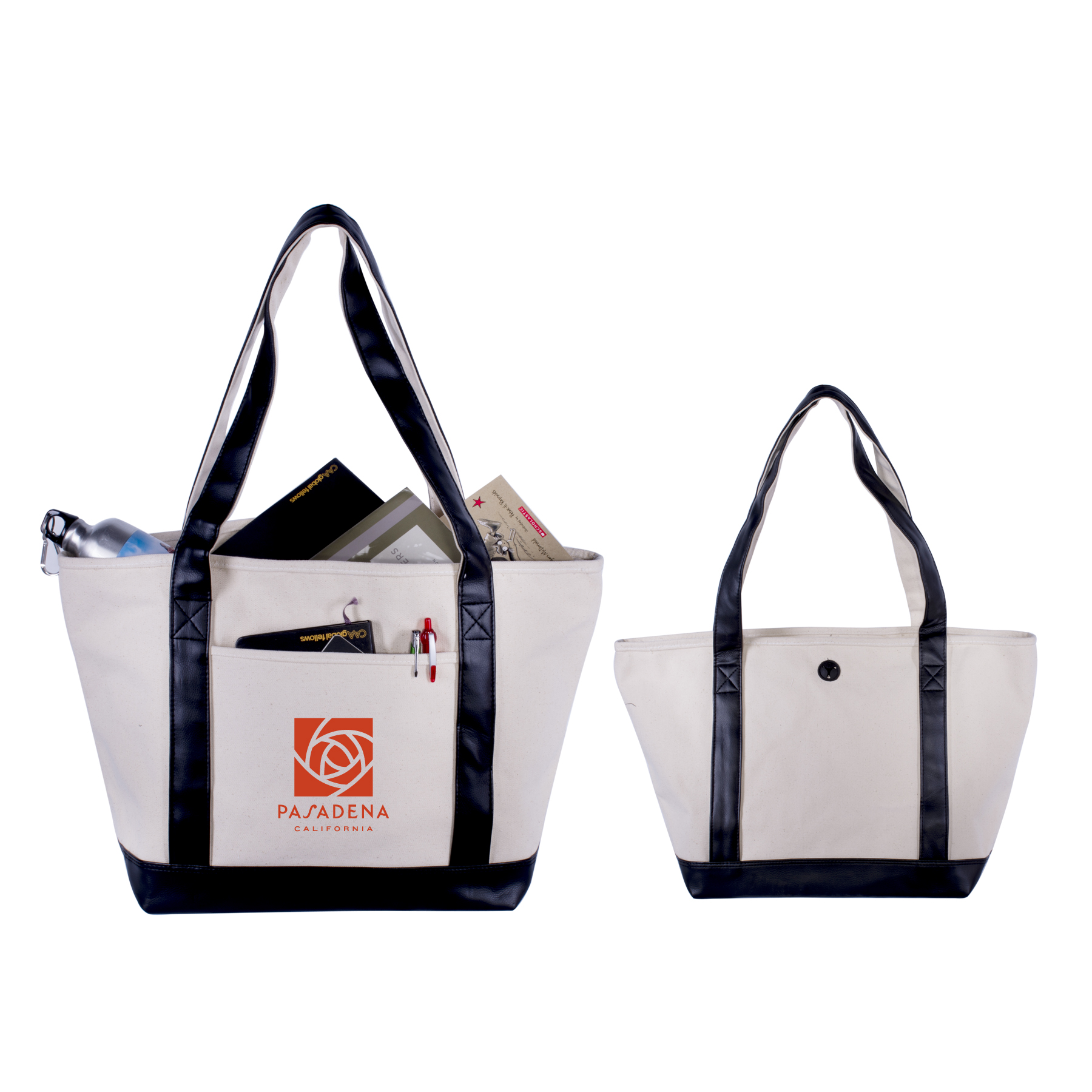 23 oz. Cotton Canvas Boat Style Tote Bag 2