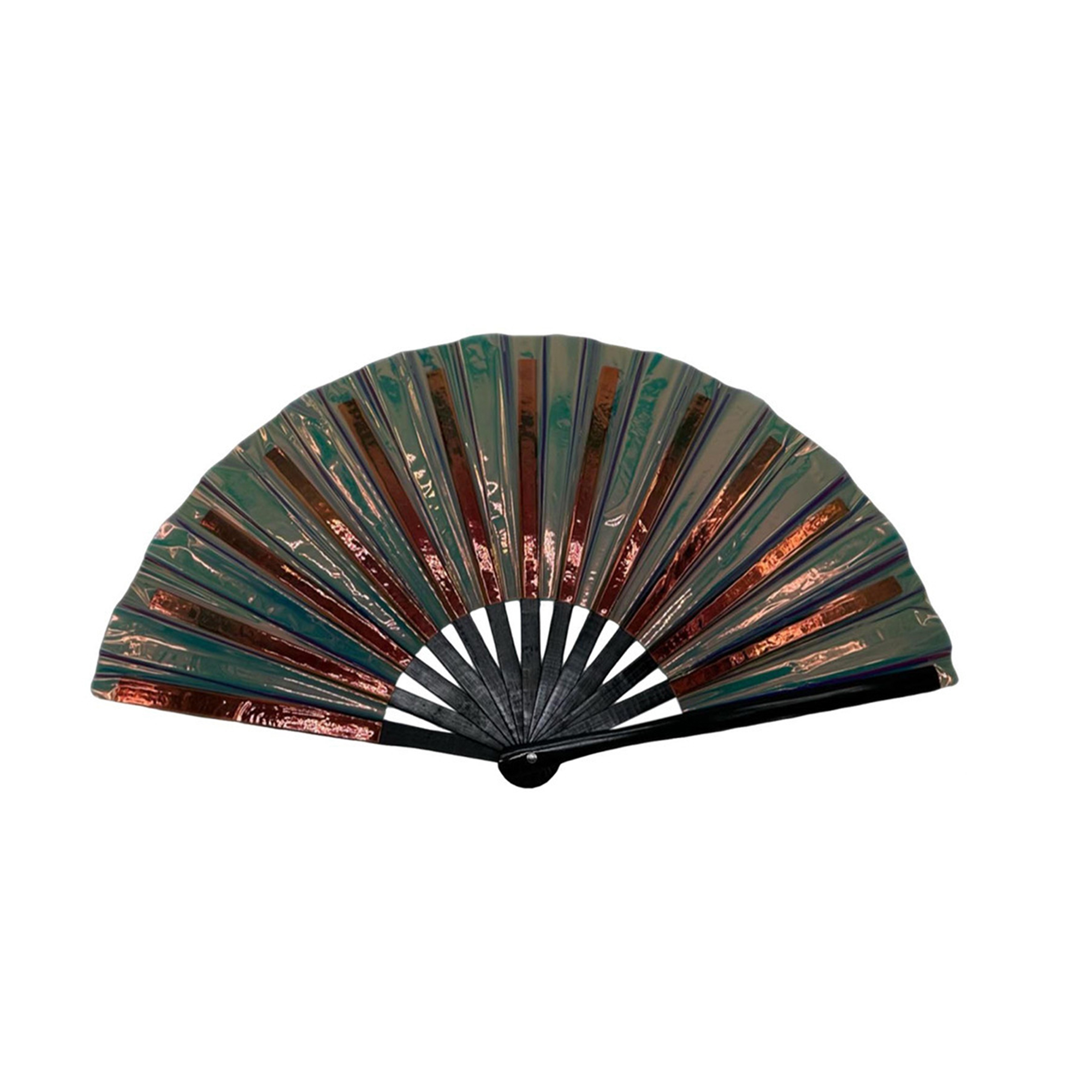 PVC Folding Performance Hand Fan 13" Length 20