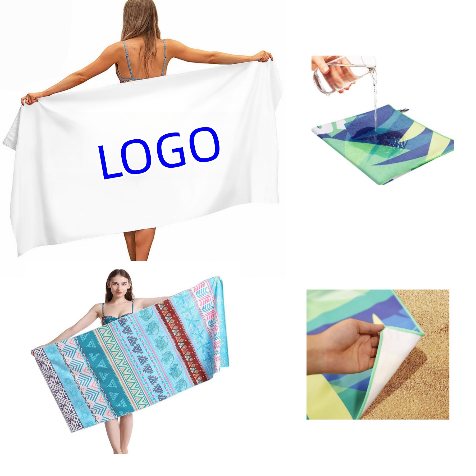 Microfiber Sand Free Beach Towel