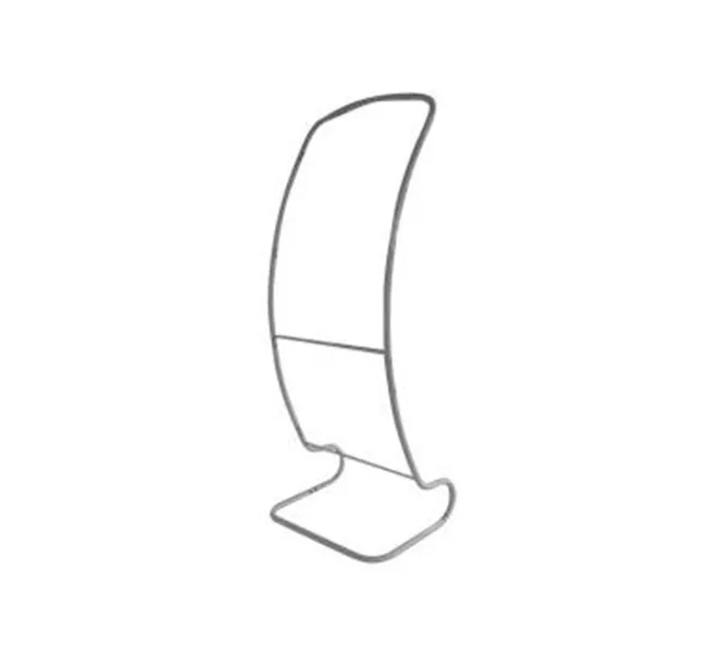 Fabric Display Stand Snake C - Hardware Only 2