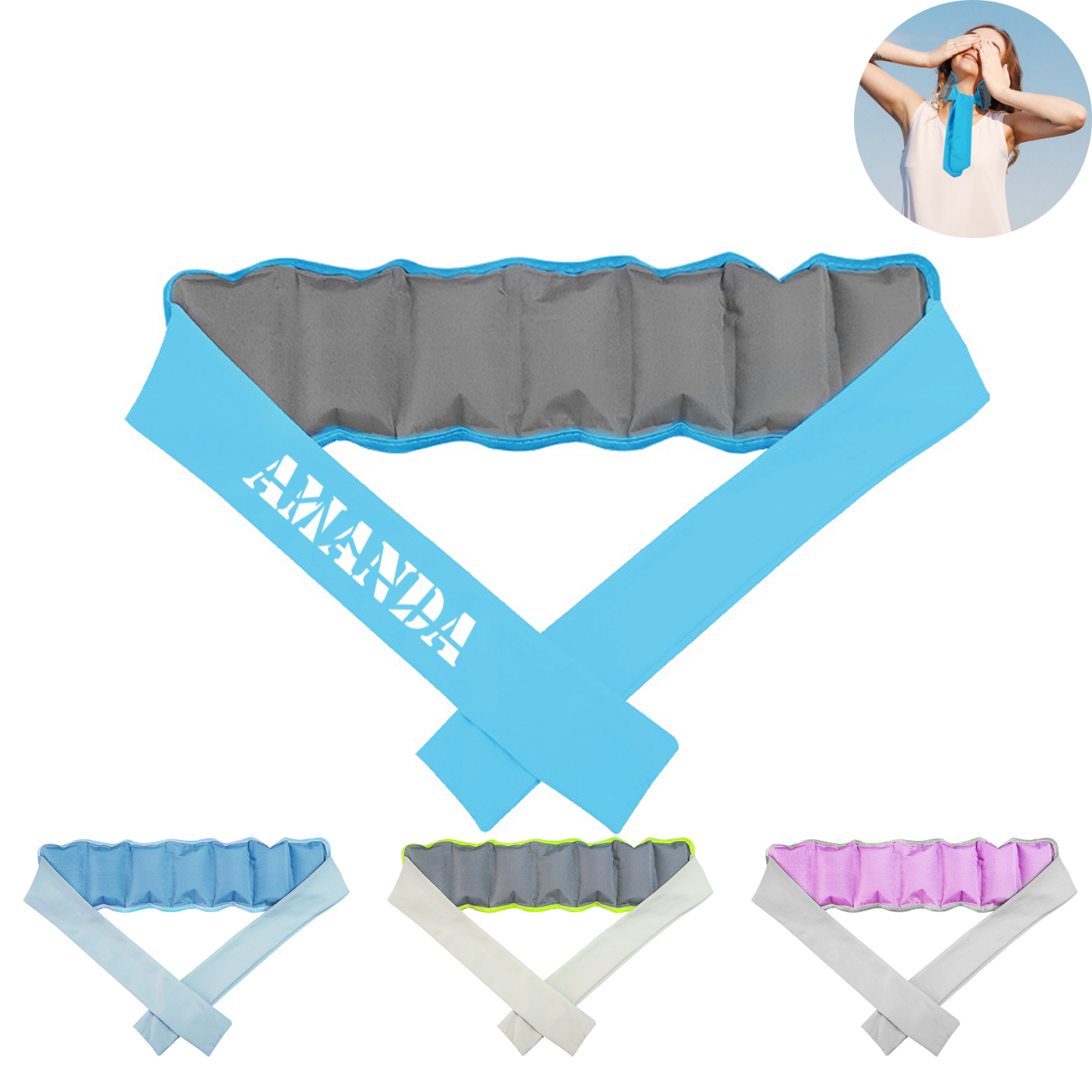 Sport Reusable Neck Cooling Ice Towel 2