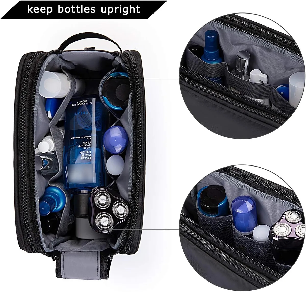 Travel Toiletry Bag For Men Water-resistant Pouch 5