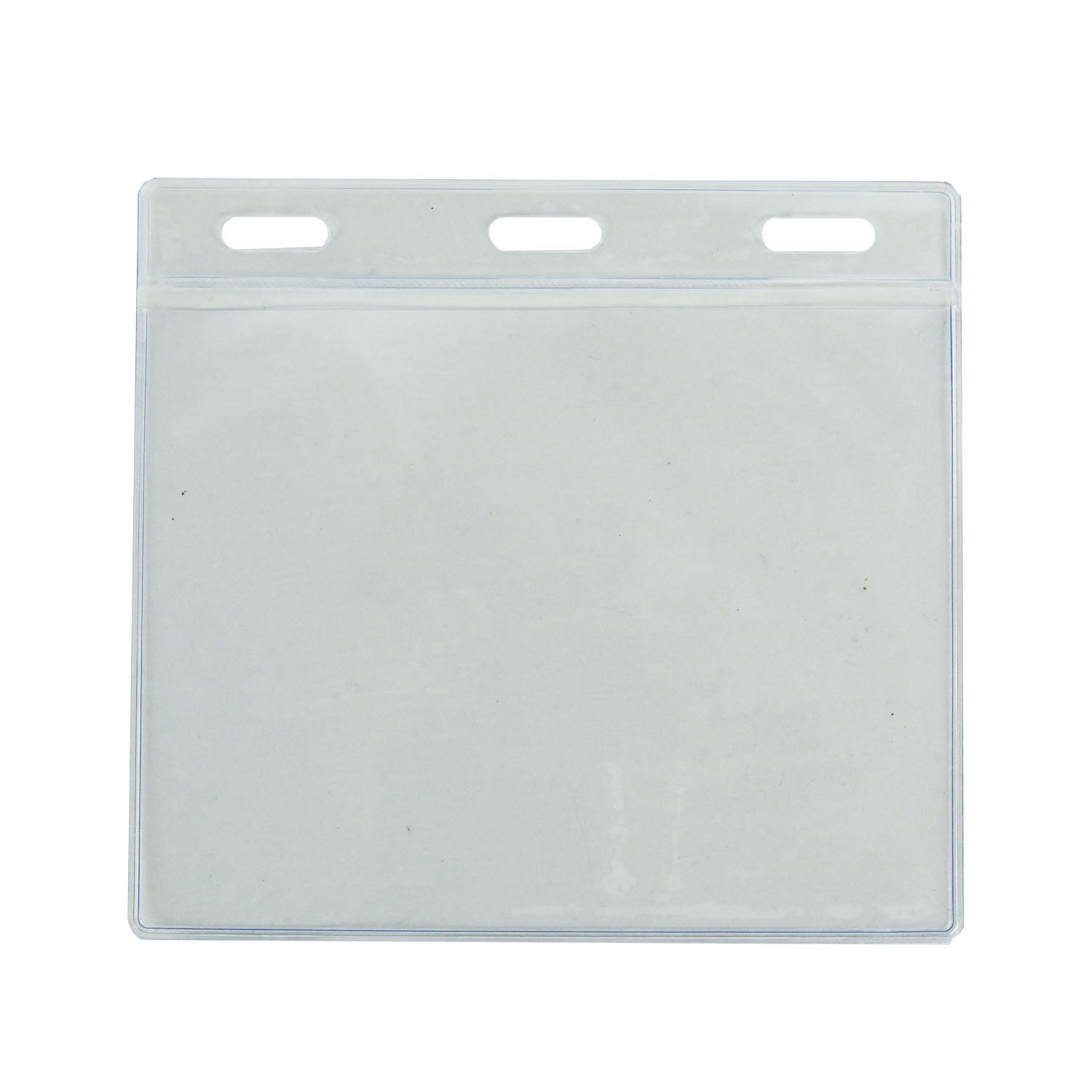 3X4 inch Three Slots HORIZONTAL Vinyl Badge Holders 1