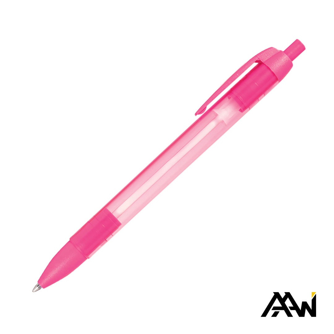Widebody Pen w/Translucent Barrel - Matte Colored Accent 20