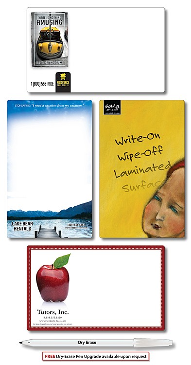 Extra-Thick Laminated Mini Memo Board - 5.25x8.5 - 24 pt. 2