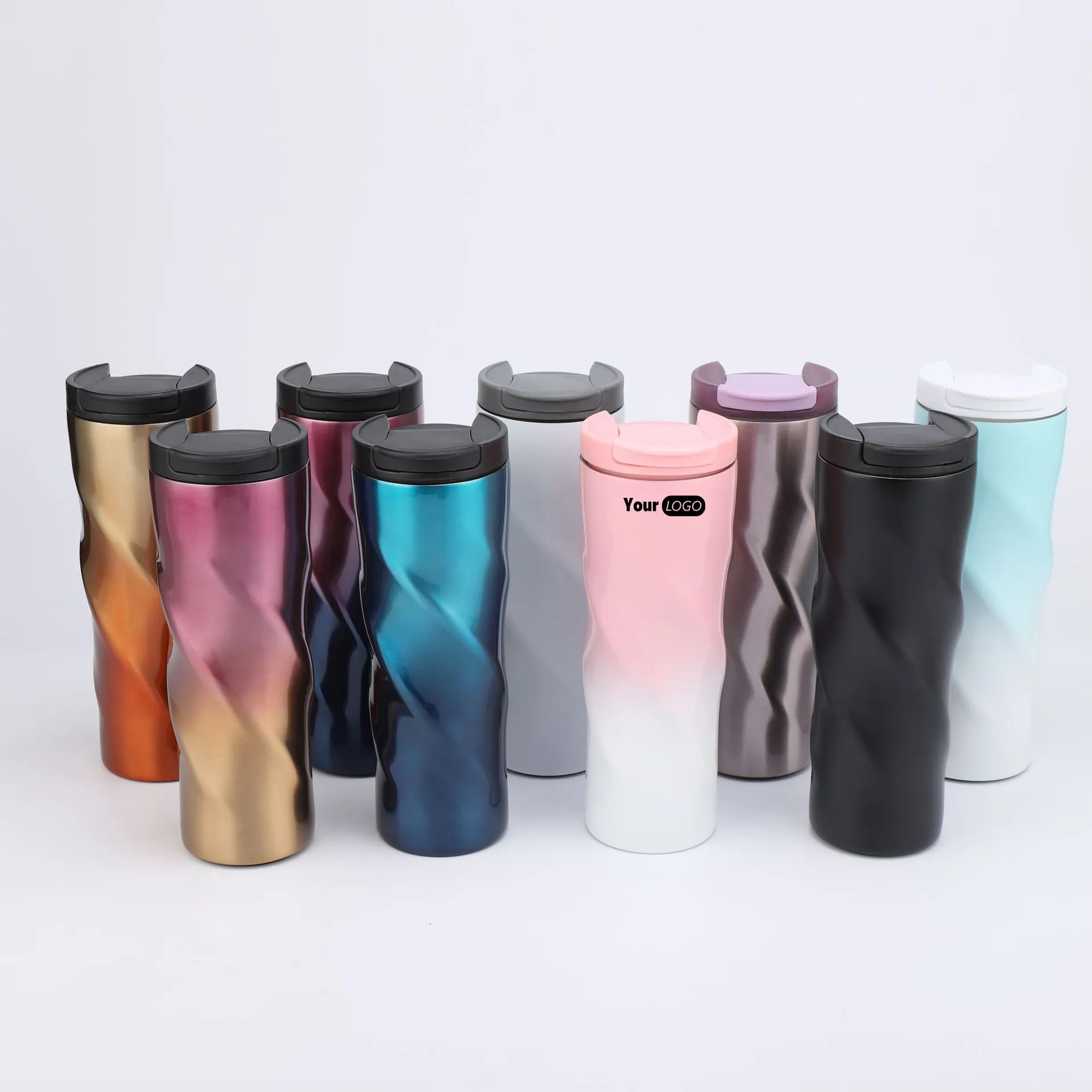 16 oz Coffee Mug Tumbler Bottle Water 2