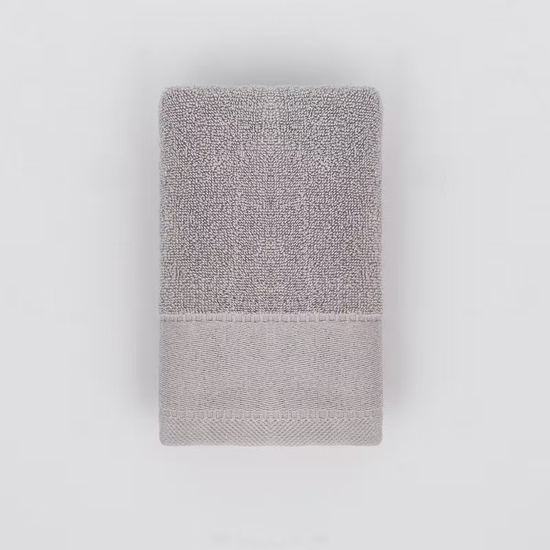 Greige Cotton Sateen Toweling 3
