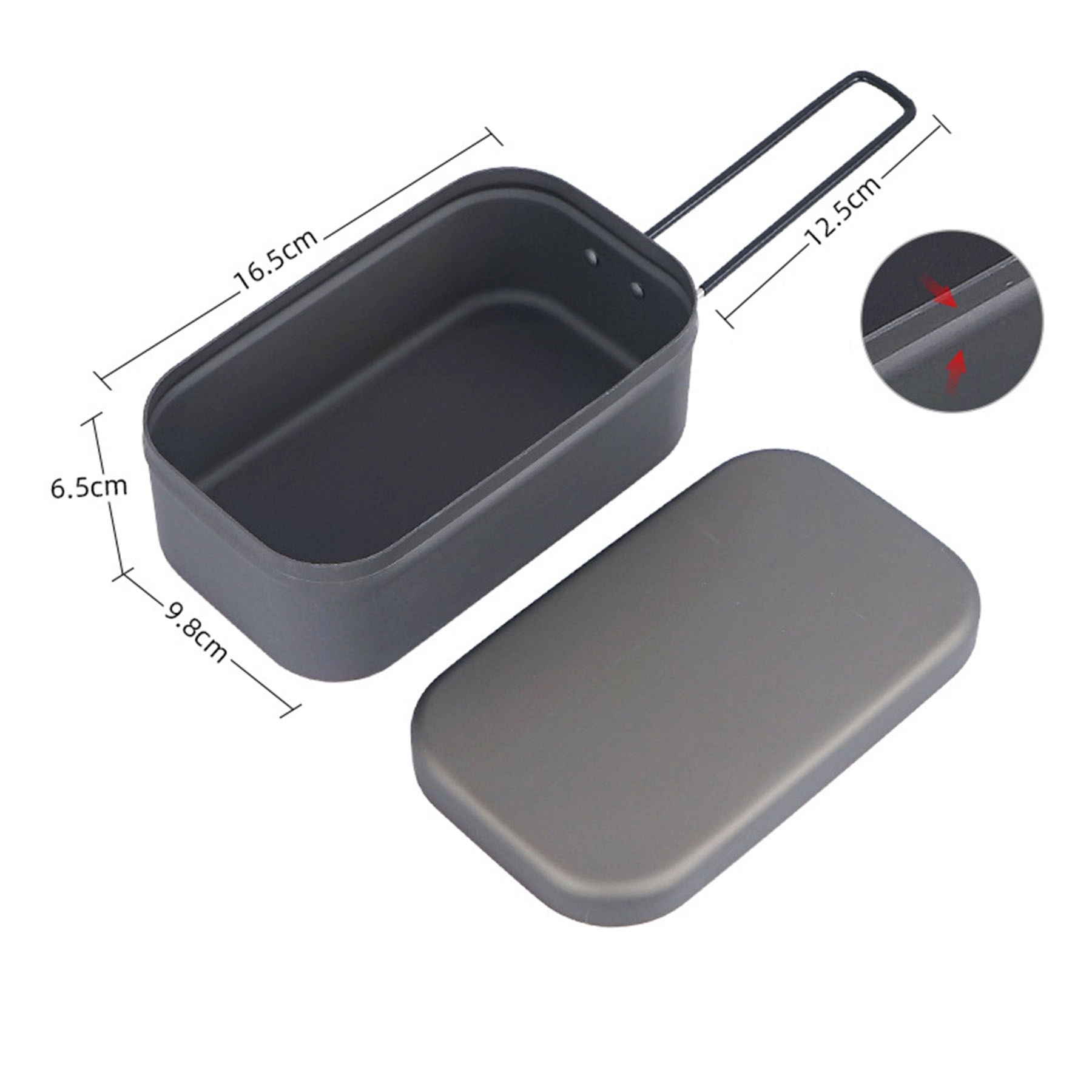 Camping Bento Box, custom kitchen gadget with logo imprint 2