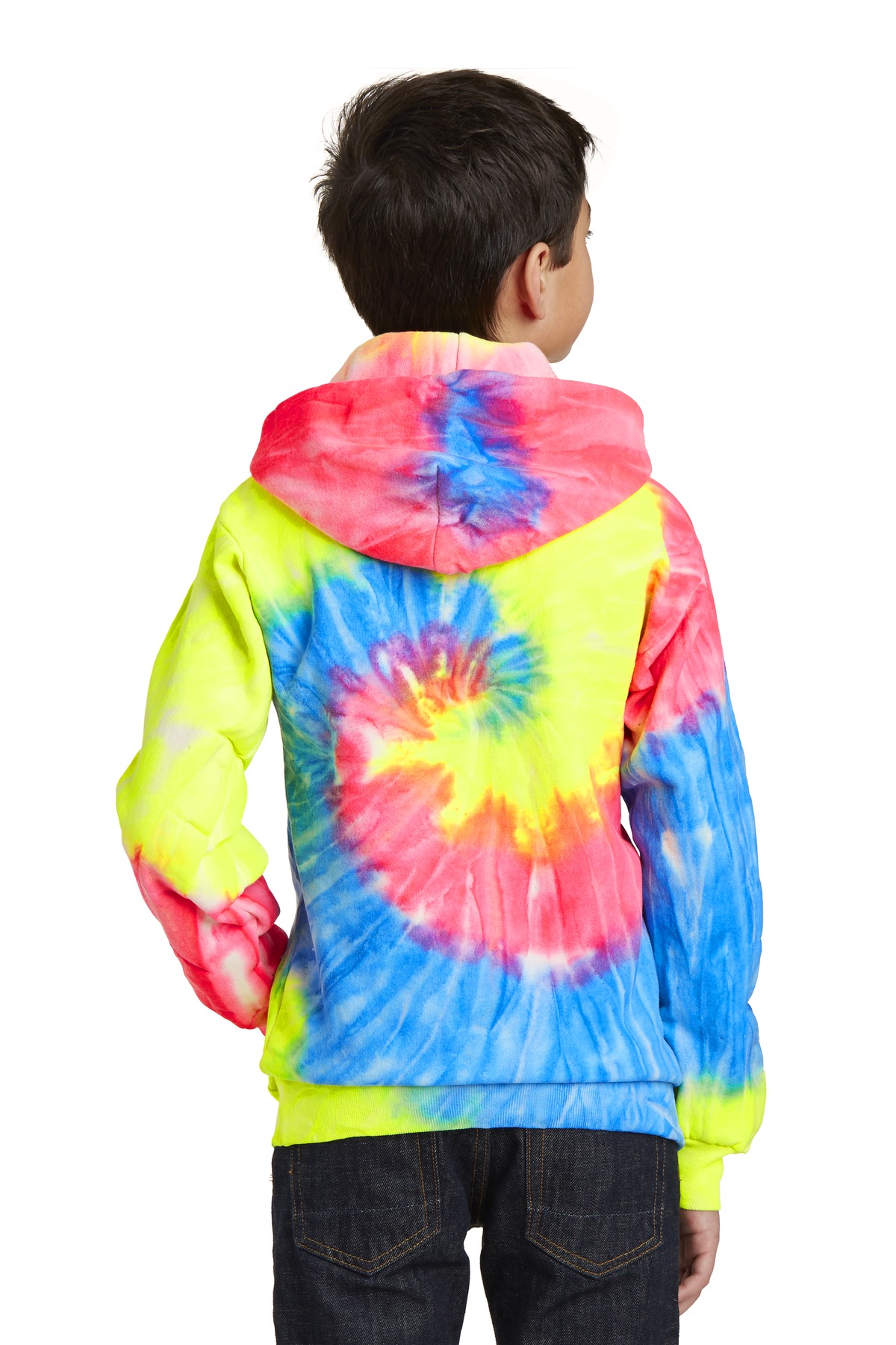 Port & Co Youth Tie-Dye Pullover Hooded Sweatshirt. PC146Y 5