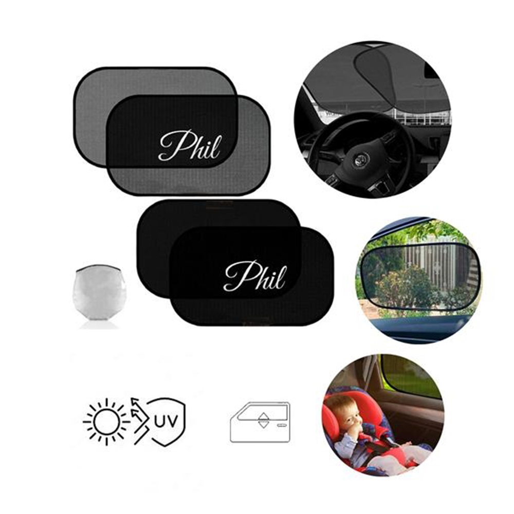 Cling Sunshade for Car Windows Set