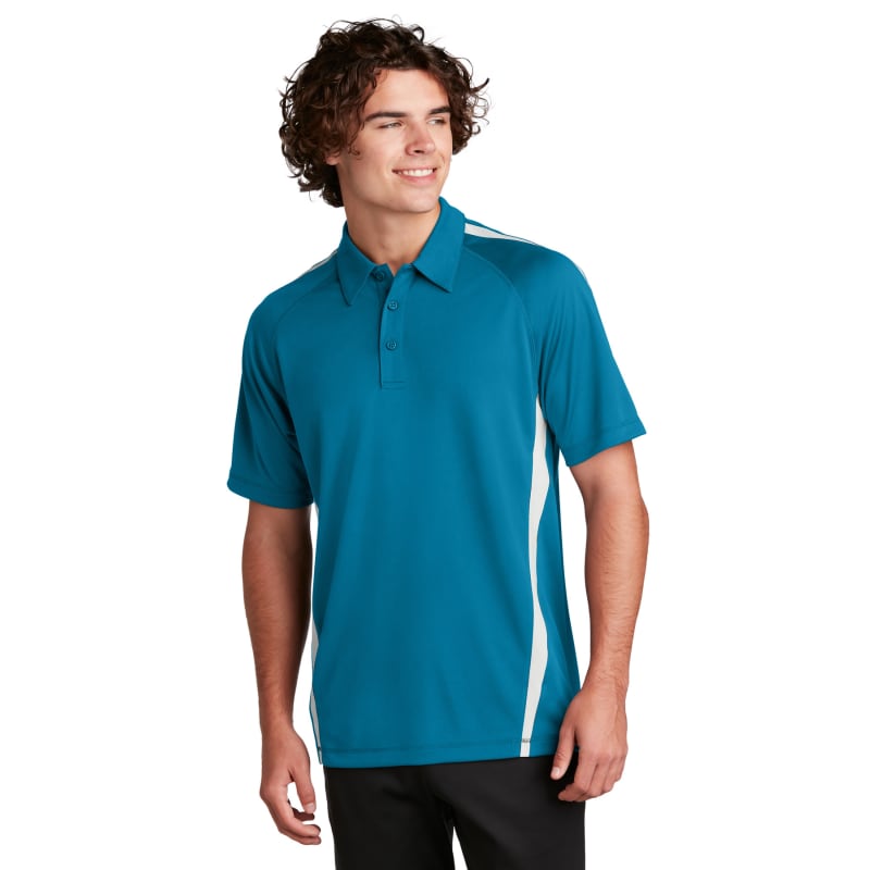 Sport-Tek PosiCharge Micro-Mesh Colorblock Polo. 11