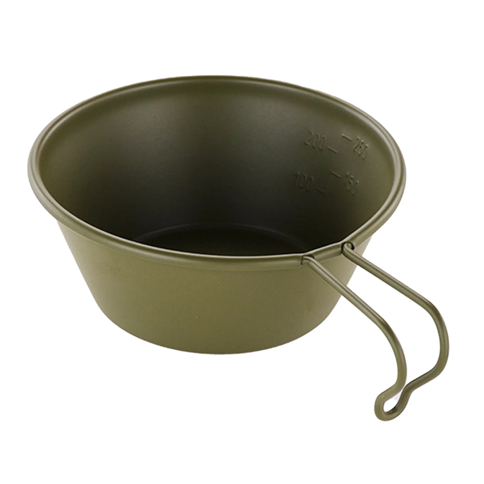 Non-Stick Coated 304 Stainless Steel 10oz Camping Bowl 2