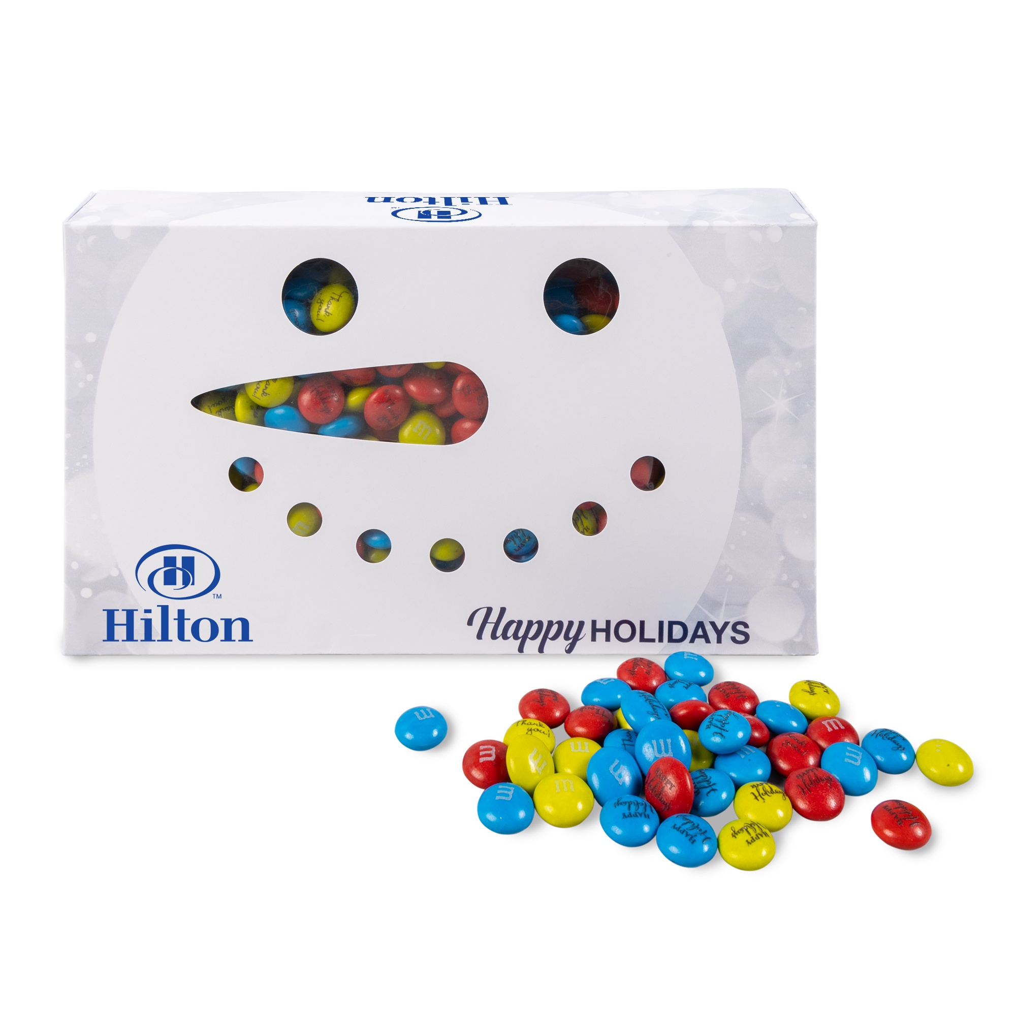 1 lb. M&M'S® in Snowman Diecut Box 1