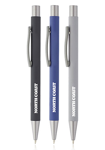 Cordova Rubber Coated Metal Pens