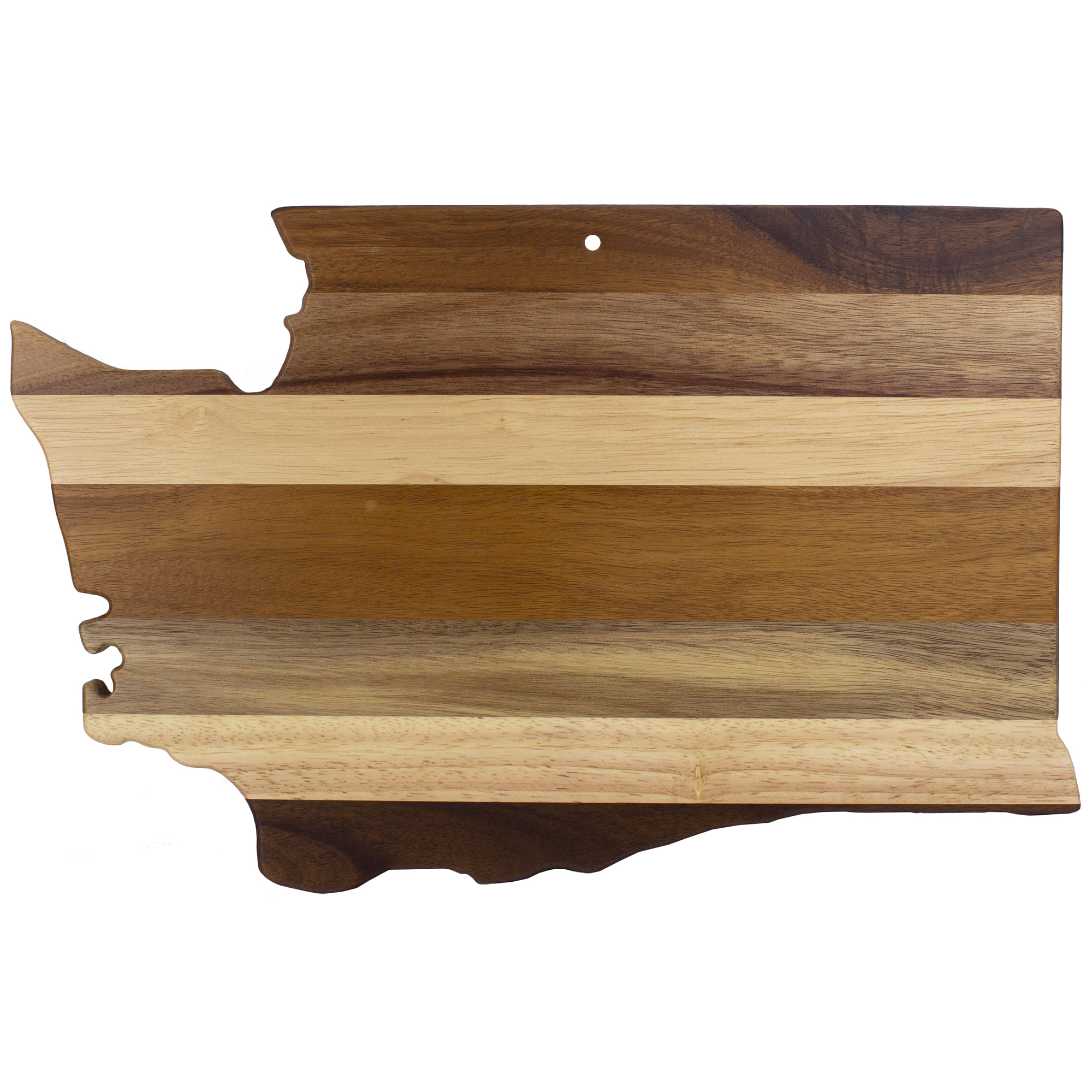 Rock & Branch® Shiplap Series Washington State Shaped Wood Serving and Cutting Board 8