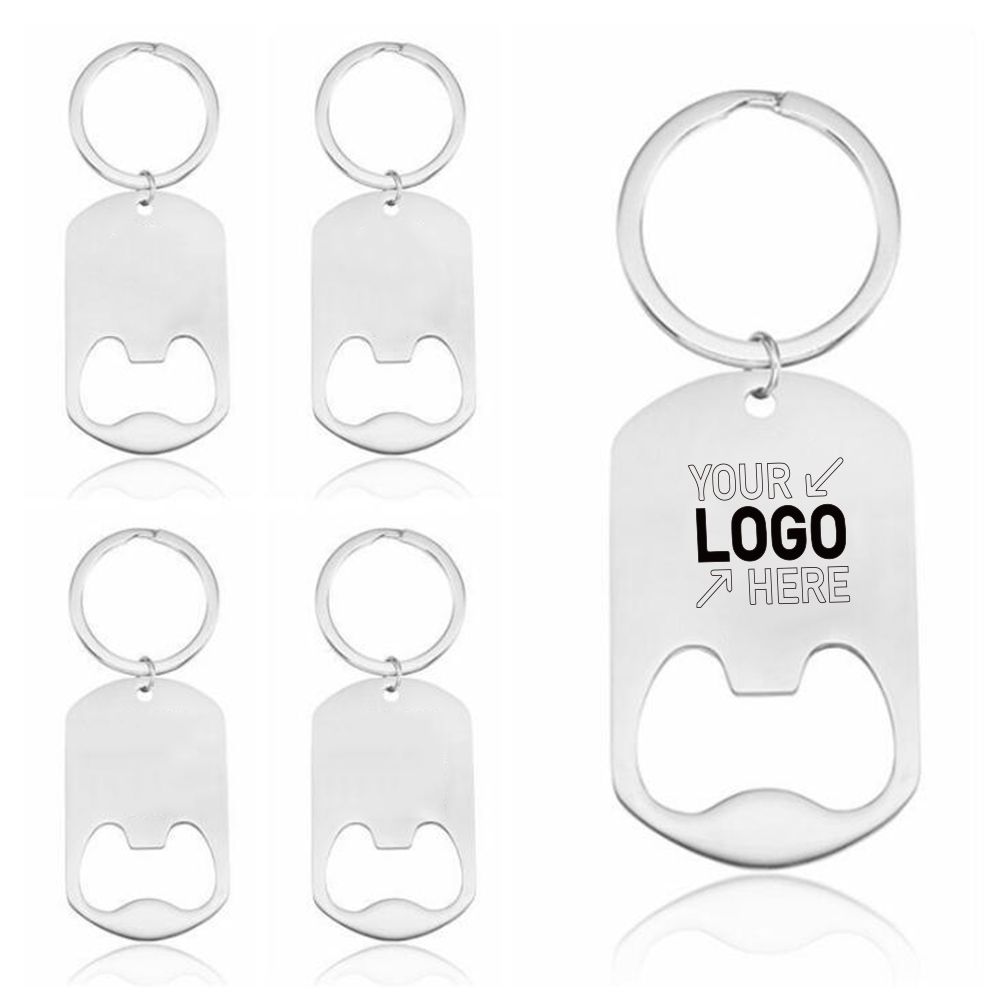 Father's Day Bottle Opener Key Chain Keg Ring Metal 2