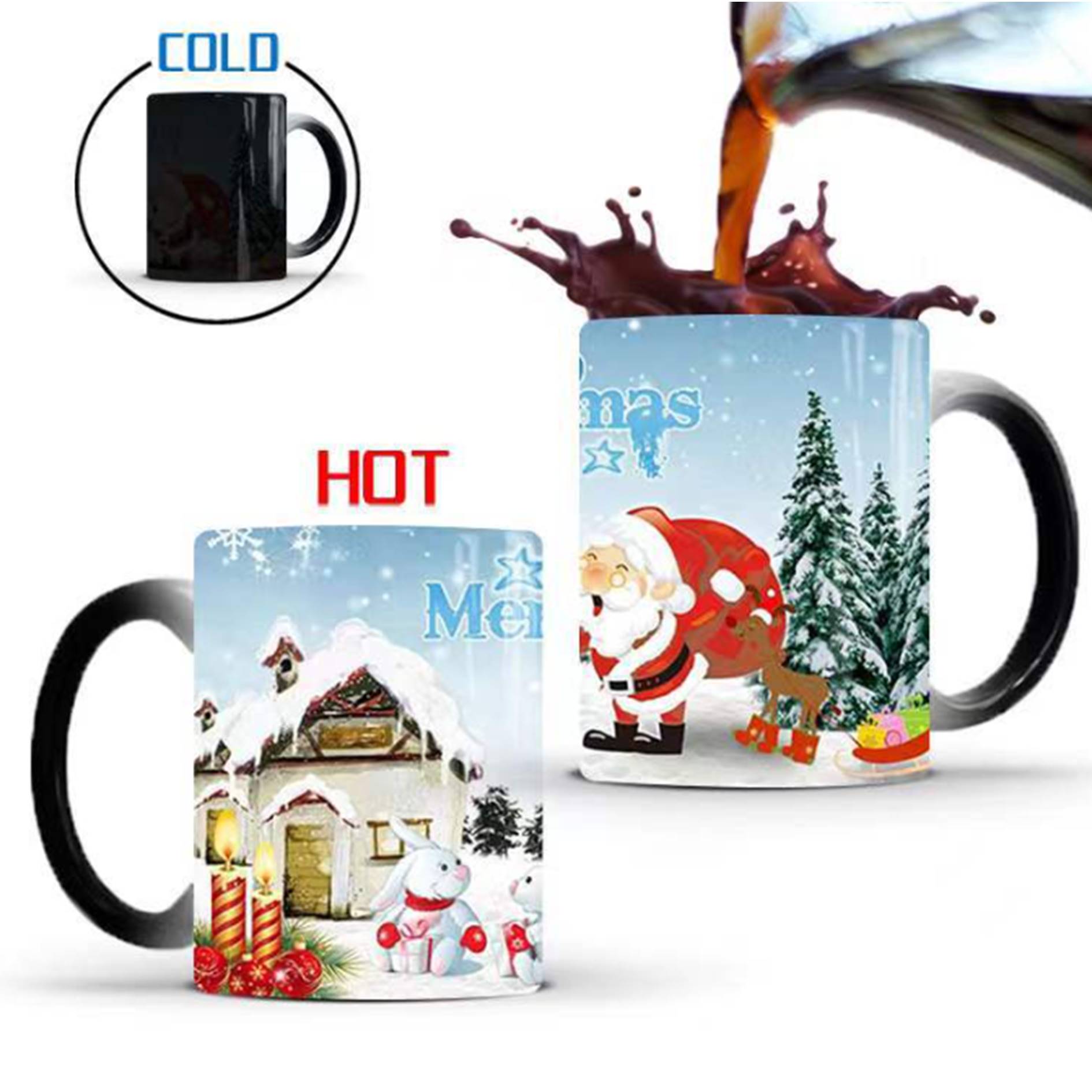 Christmas Heat Sensitive Color Changing Mug 5