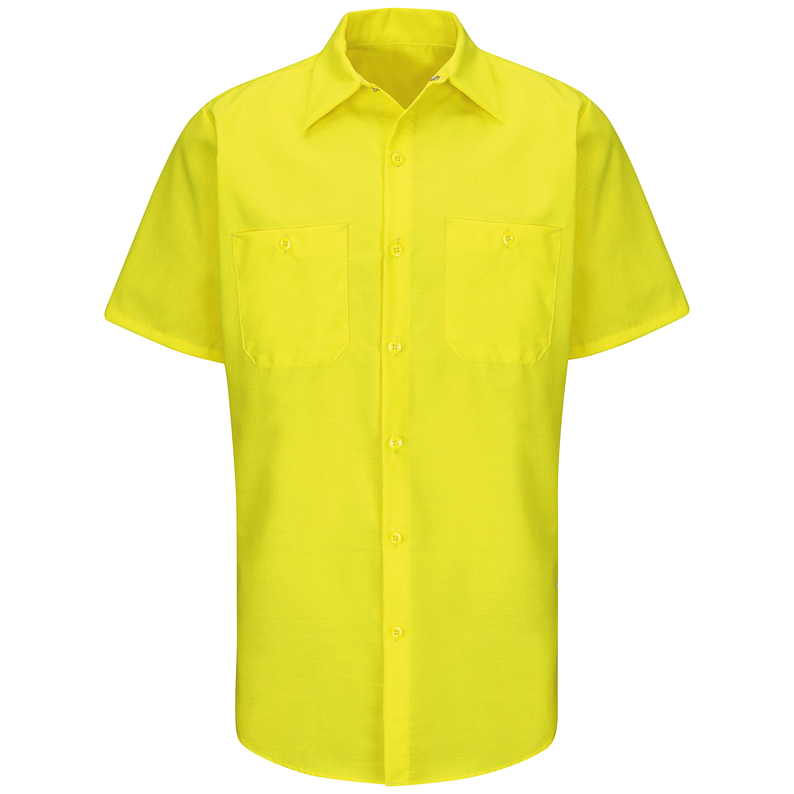 Red Kap® Short Sleeve Enhanced Visibility Ripstop Work Shirt 2