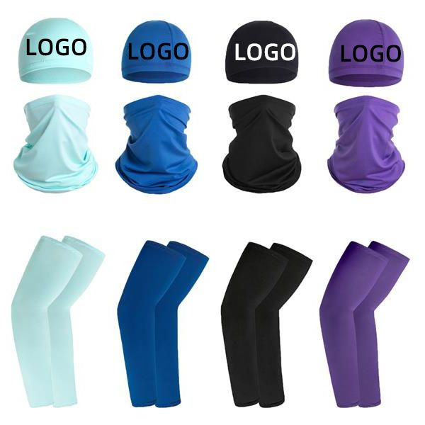 3-in-1 Cooling Sun Protection Kit – Cap, Neck gaiter & Sleeves 1