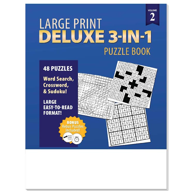Deluxe 3-in-1 Puzzle Book - Volume 2 1