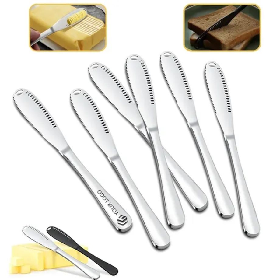 Kitchen gadgets stainless steel grater butter spreader knife 2