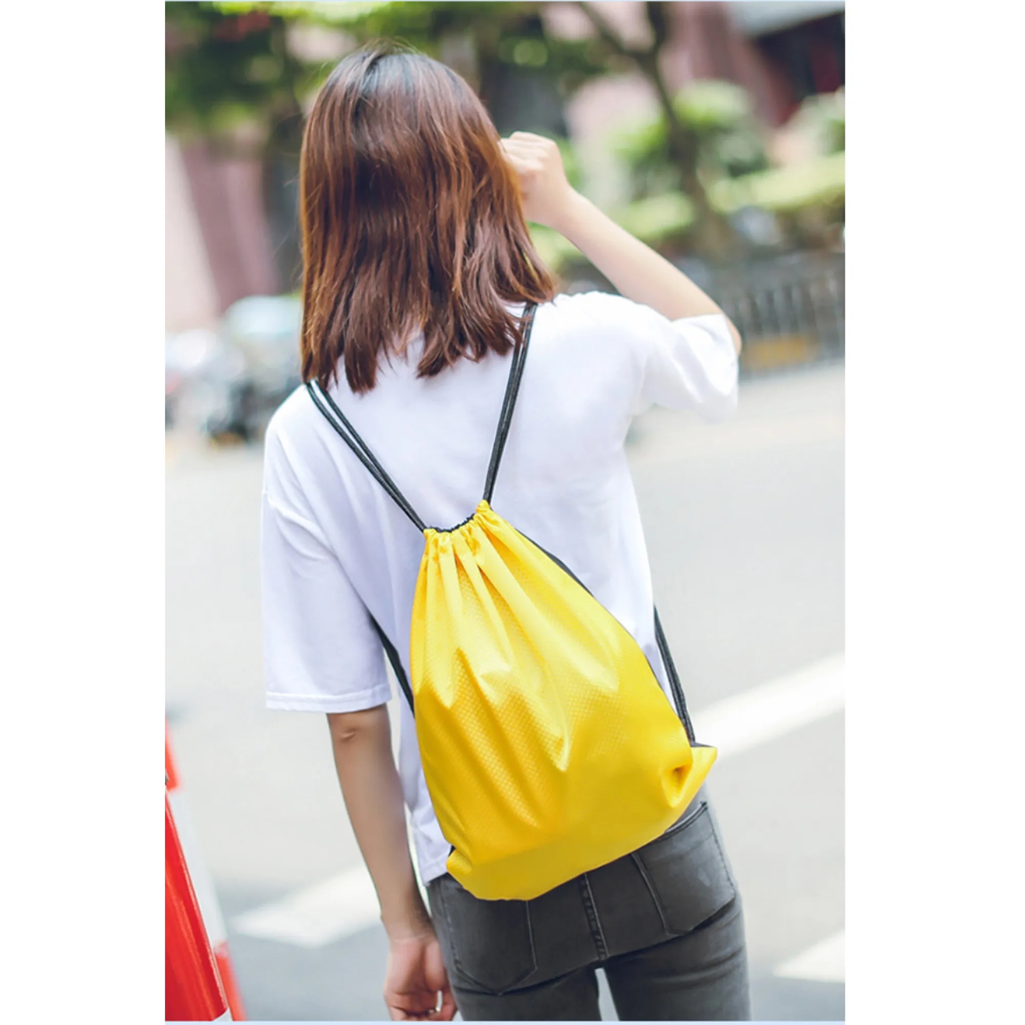 Premium Waterproof  Sports Drawstring Bag 4