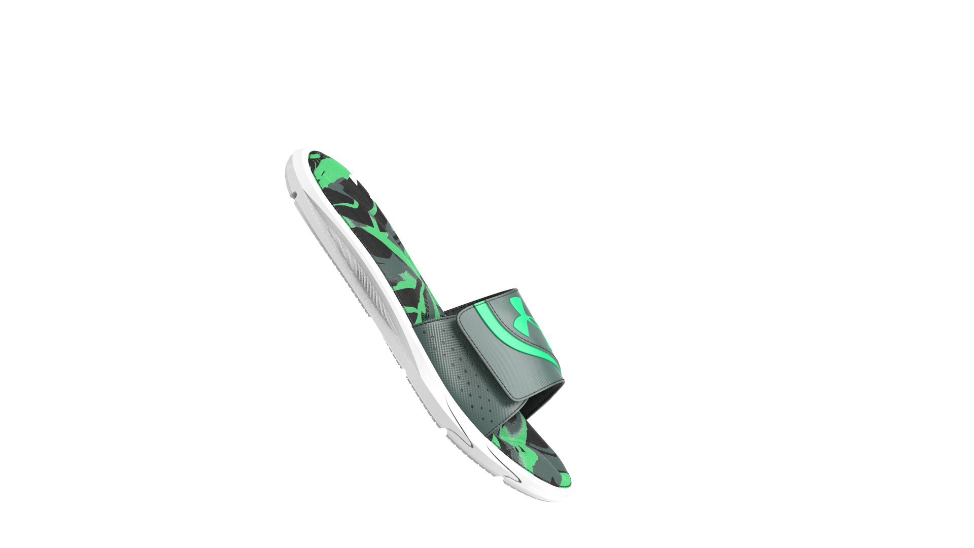 UA Ignite VI Graphic Footbed Boys' Slides 5
