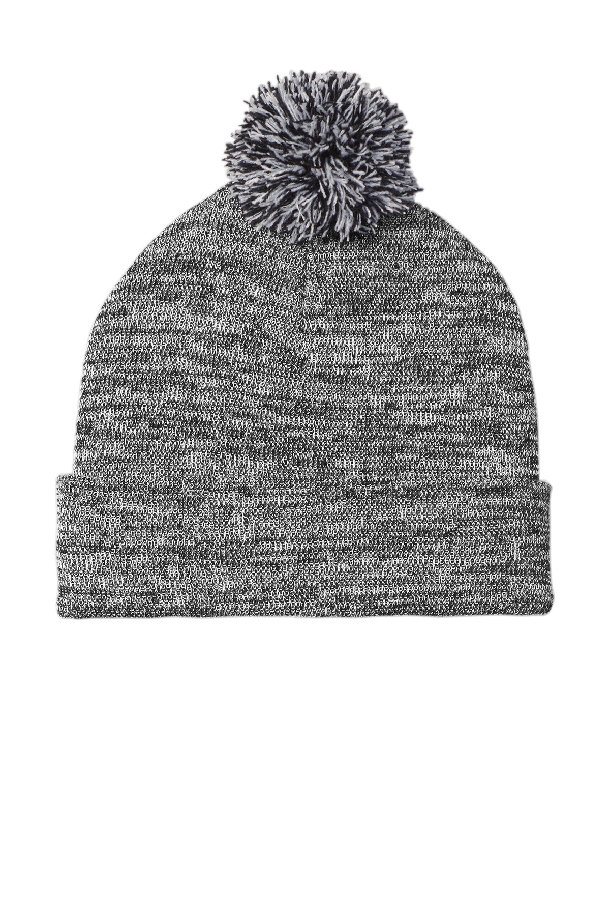Sport-Tek Heather Pom Pom Beanie STC41 13