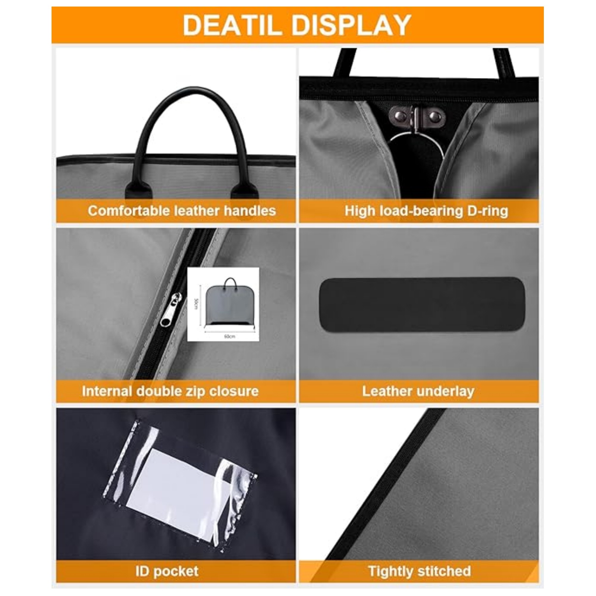 40" Oxford Garment Bag 3