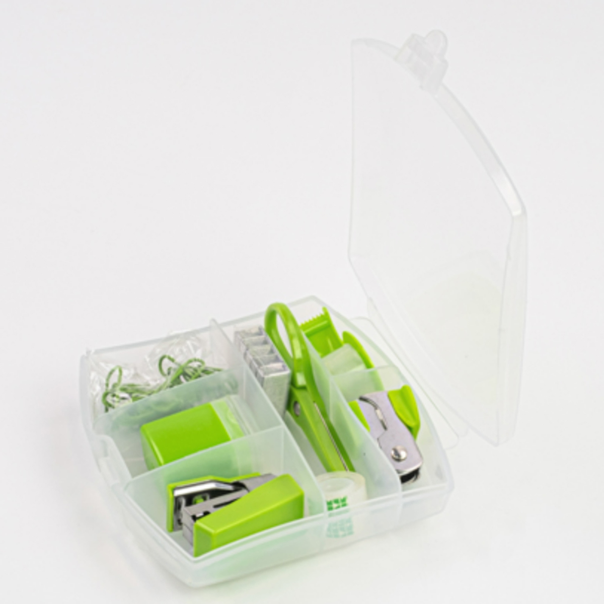 Mini Office Stationery Set W/ Stapler Accessories in Case 2