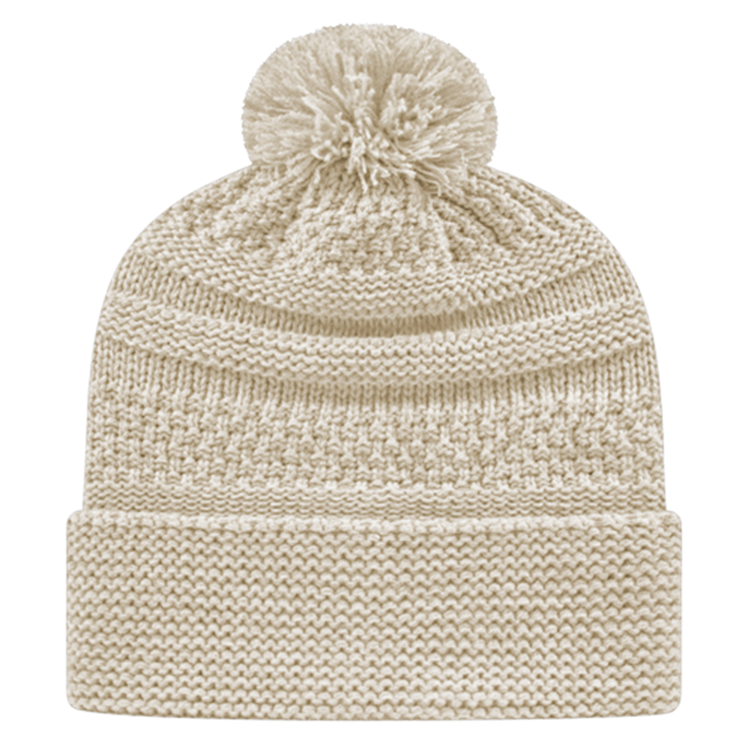 Cable Knit Cap with Cuff