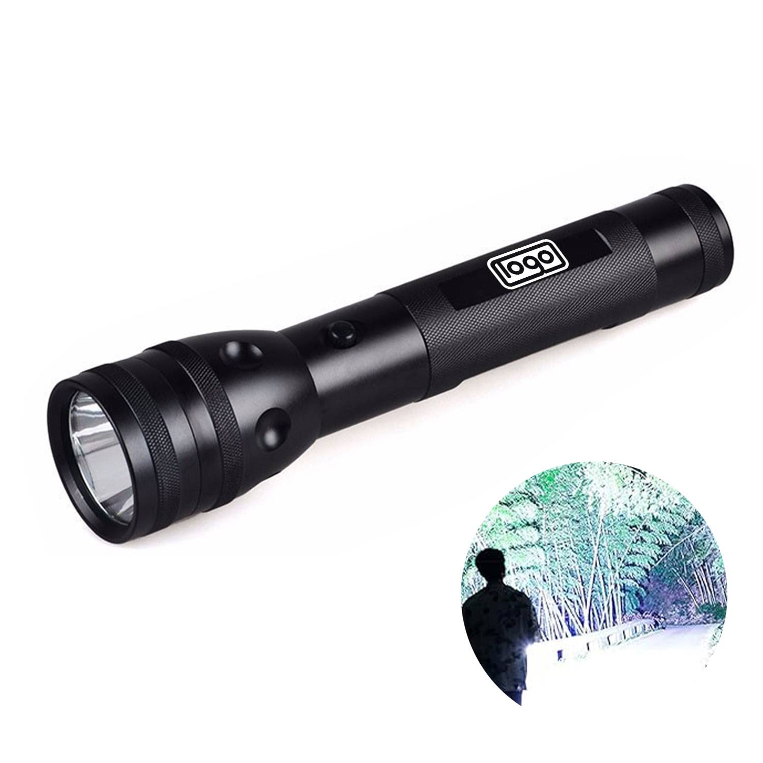 Heavy-Duty LED Flashlight - 3 Modes & Waterproof High-Lumen 6