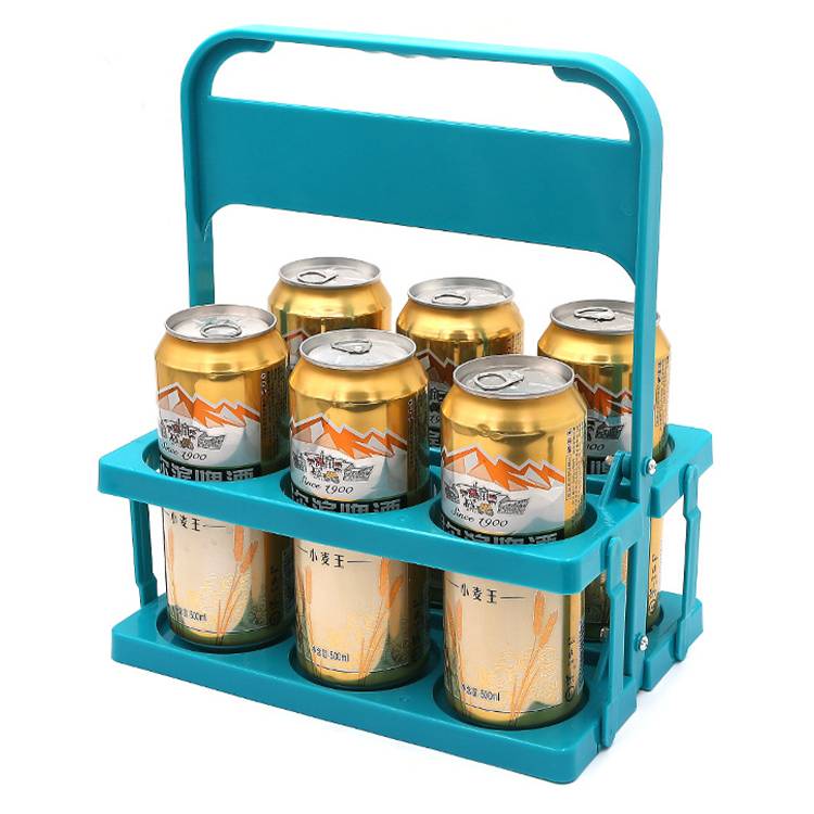 Plastic foldable beer holder 7