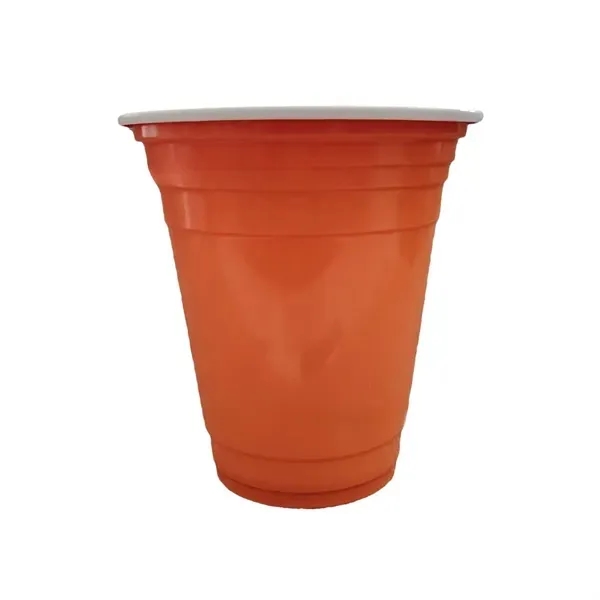 12 oz Party with 50 Colorful Plastic Cups 4