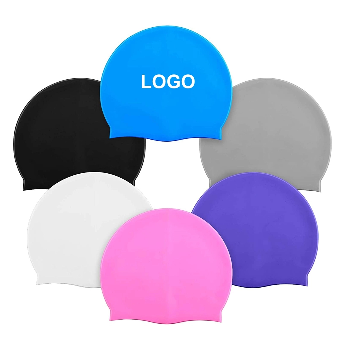 Silicone Swim Cap Women and Men 5