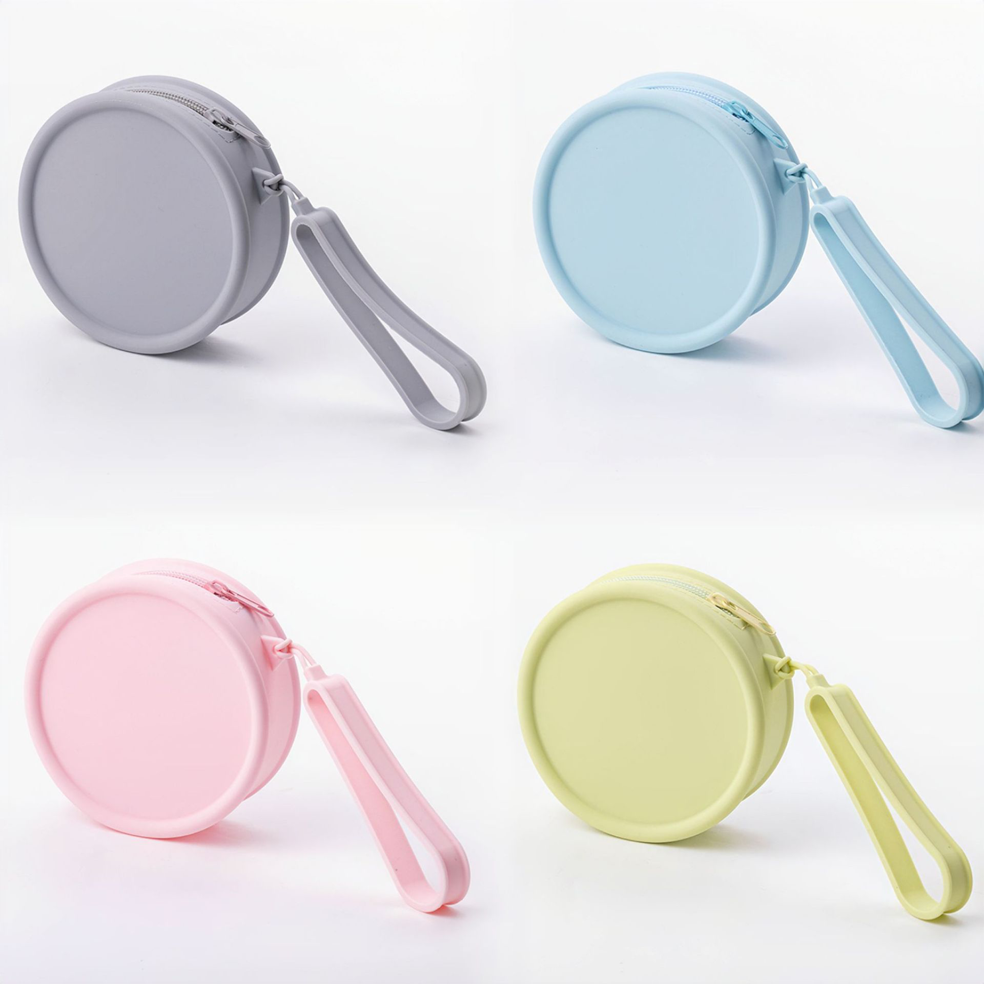 Portable Multi - function Silicone Round Storage Bag 2