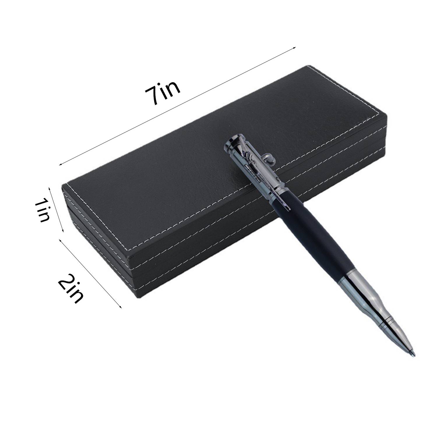 Bullet-Shaped Ballpoint Pen With Bolt Action 1